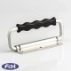 Un-Sprung Surface Mount Aluminium Handle with Moulded Grip